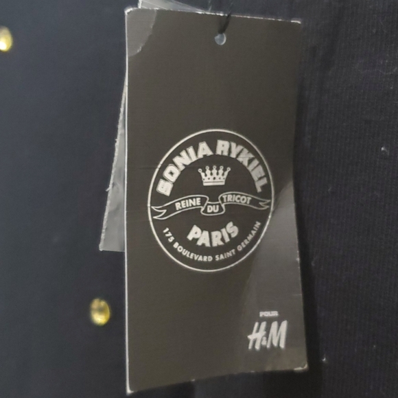 🆕 SONIA RYKIEL x H&M - BLACK JEWELED LEGGINGS - Picture 4 of 7